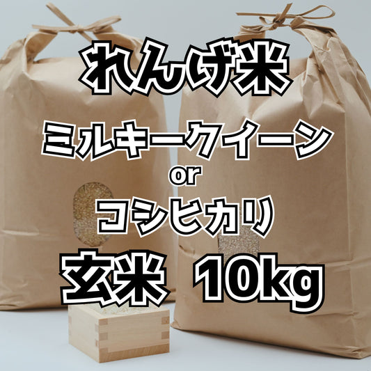 【レンゲのお米】アオキンのお米 玄米 10kg｜岐阜県御嵩町産  減農薬・低化学肥料